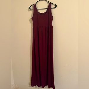 Amazon maternity tank top maxi dress